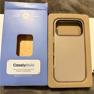 Casely iPhone 17 Pro Max Taupe on Nude